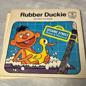 vintage Rubber Duckie book & record